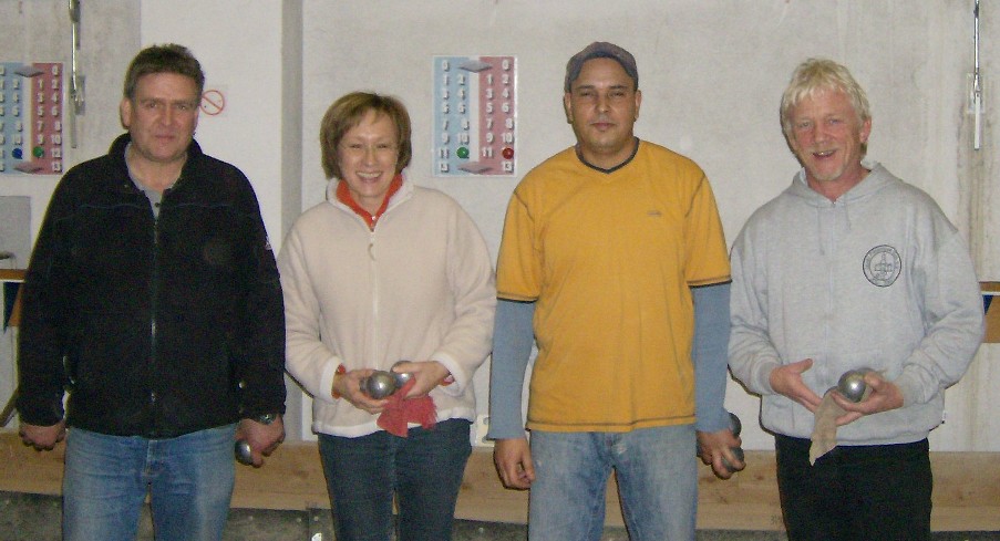Ralf Werner, Ursel Skuppin Haak, Tarek Iben Lahouel und Hubert Vhning
